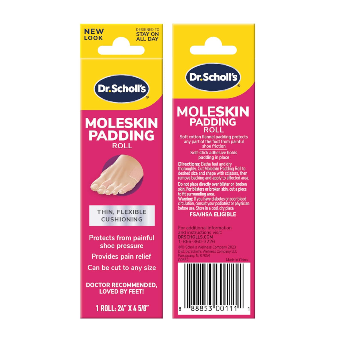 Dr. Scholl's Moleskin Roll