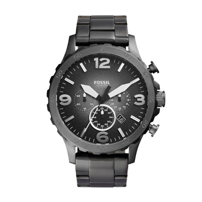 Fossil JR1437 Reloj Nate, Análogo, Redondo para Hombre