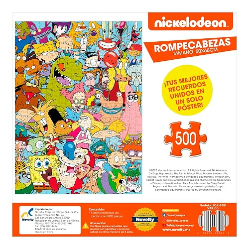 Nickelodeon Rompecabezas Nick Superfans 500pz