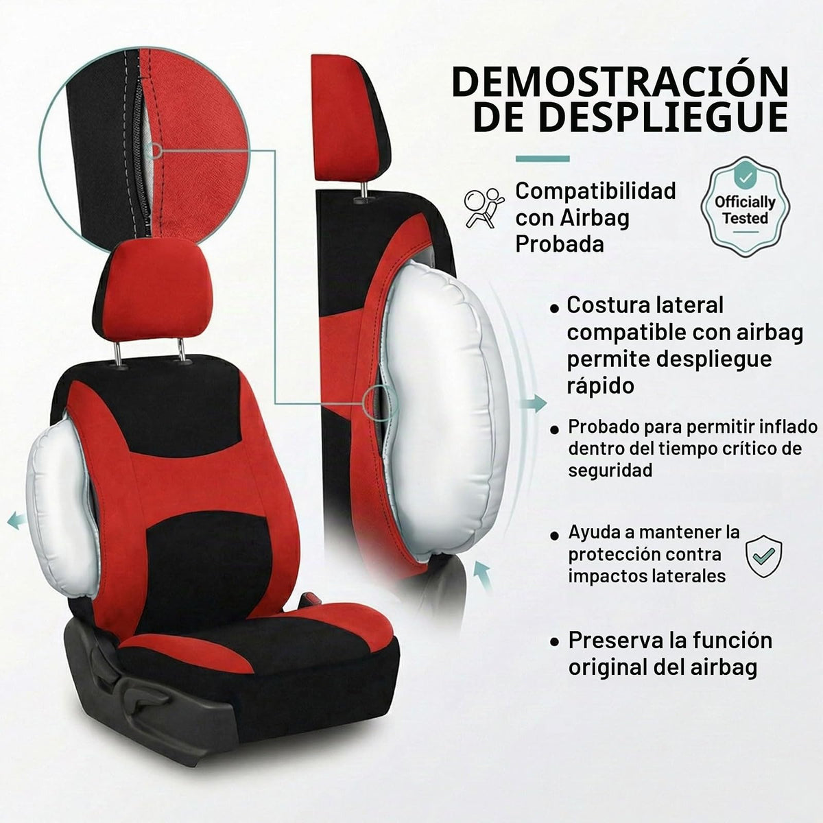 FH Group - Juego Completo de Fundas para Asientos de Automóvil con alfombras, Funda para Volante y Almohadillas para Orejas para cinturón de Seguridad, Ajuste Universal para Automóviles, Camiones y SUV, Color