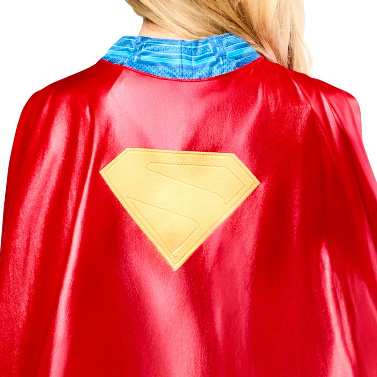 Rubies - Disfraz de Supergirl Deluxe para mujer, Rojo/Azul, S