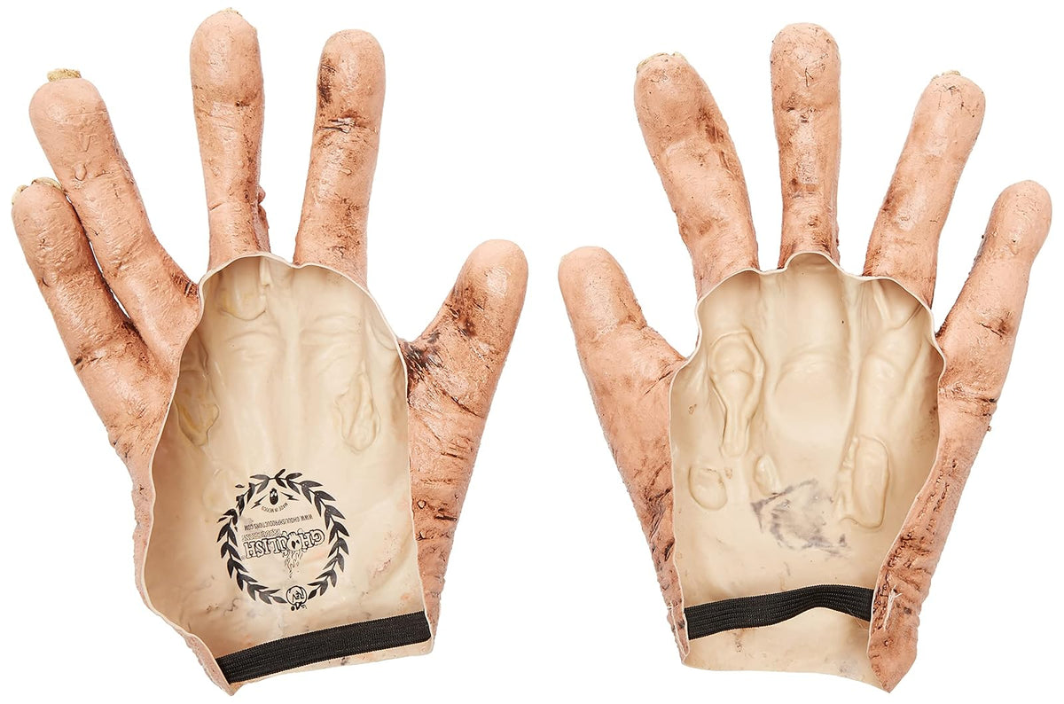 Ghoulish Productions Manos Zombie, Accesorios De Halloween, Natural, Standard
