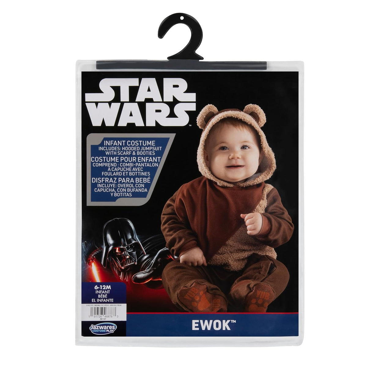 STAR WARS Baby Ewok Costume, Infant Halloween Costume - Officially Licensed 6/12 Months