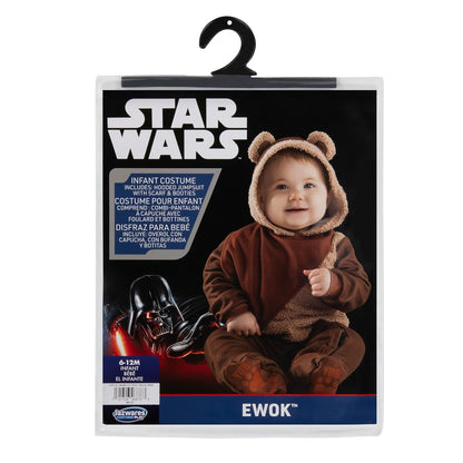 STAR WARS Baby Ewok Costume, Infant Halloween Costume - Officially Licensed 6/12 Months