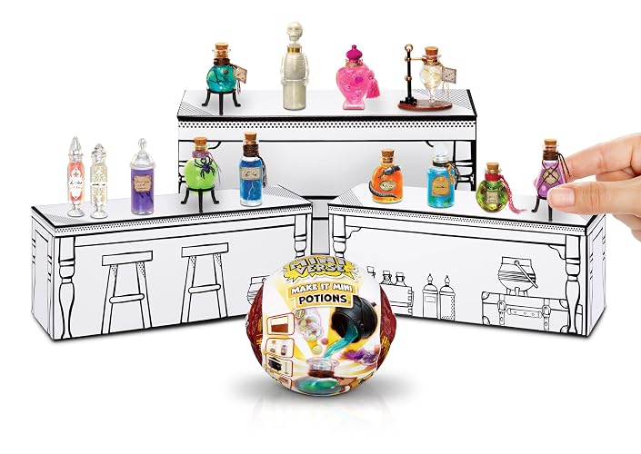 MGA´s Miniverse Harry Potter Clase de Pociones - Réplica Exacta con Más de 100 Piezas, Accesorios Exclusivos y Resina DIY para Crear y Exhibir