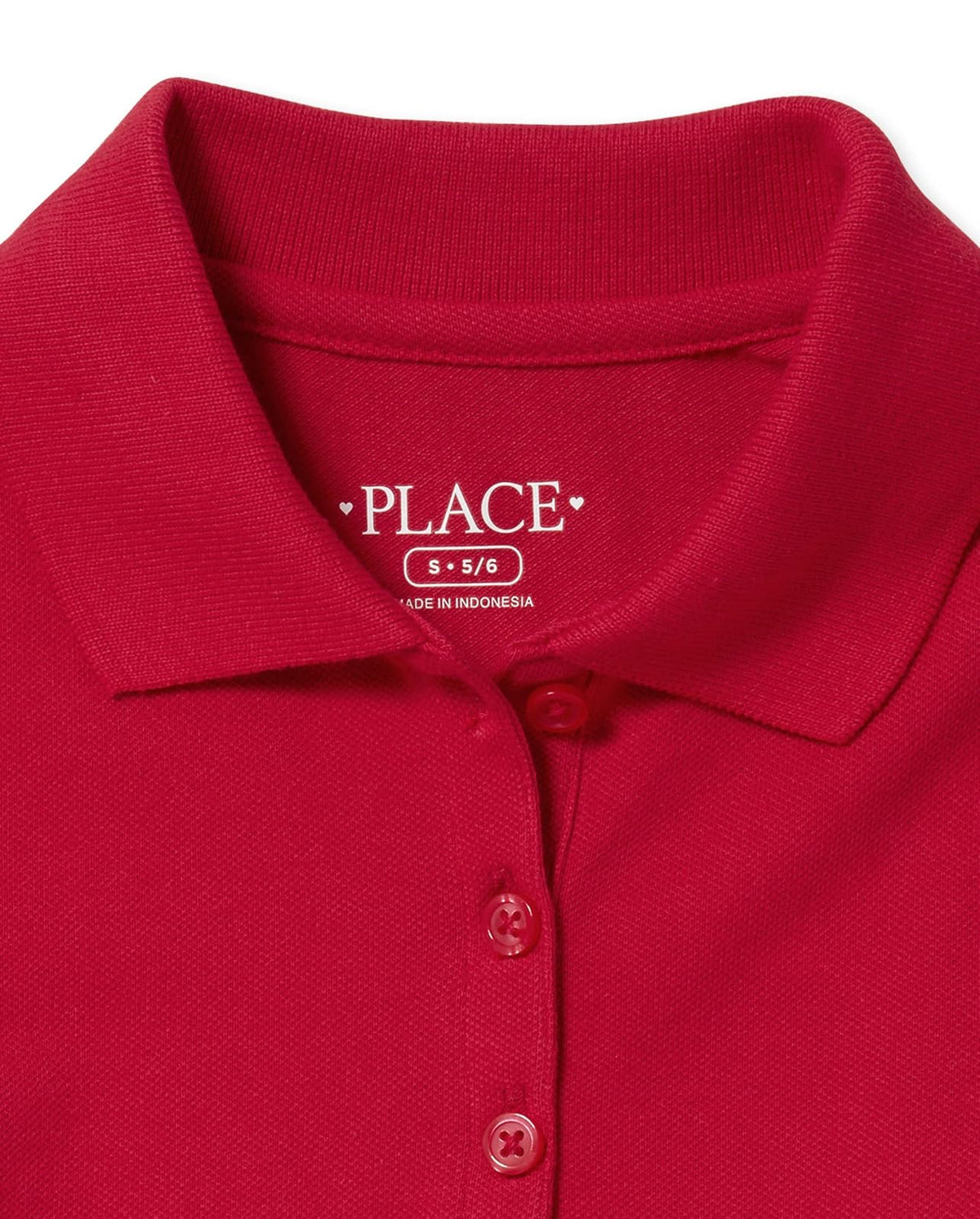 The Children's Place Polo de Manga Corta, Paquete de Dos Camisa para Niñas
