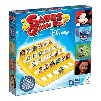 Disney Juego de Mesa Infantil ¿Sabes Quién Es? Novelty Corp | Adivina los Personajes, Diversión Familiar