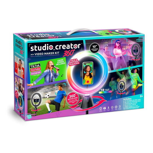 Canal Toys Studio Creator 360 Kit Video Conexión Inalámbrica Anillo Luz 10"