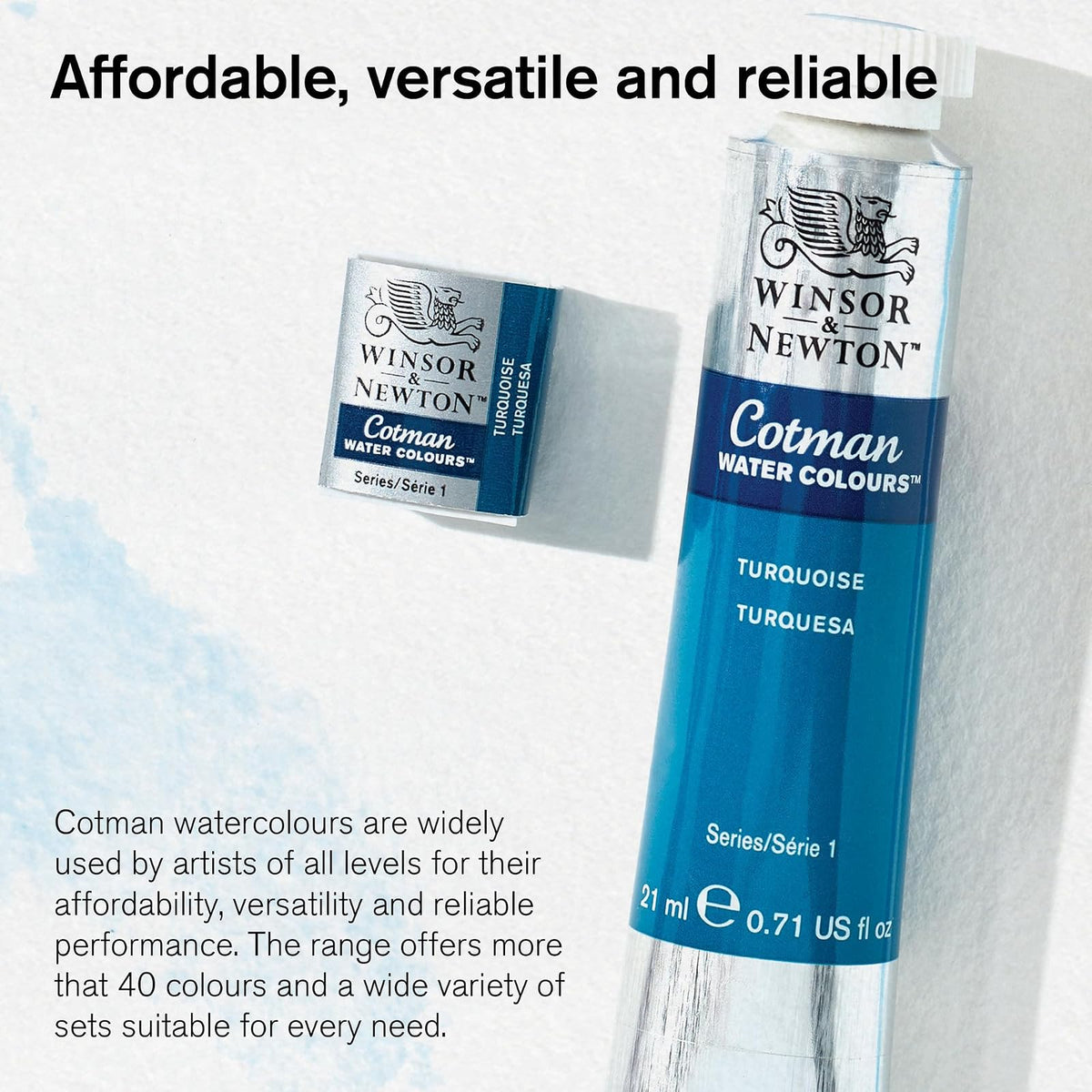 Winsor & Newton 0303552 ACUARELA COTMAN 8ml Siena Natural 552