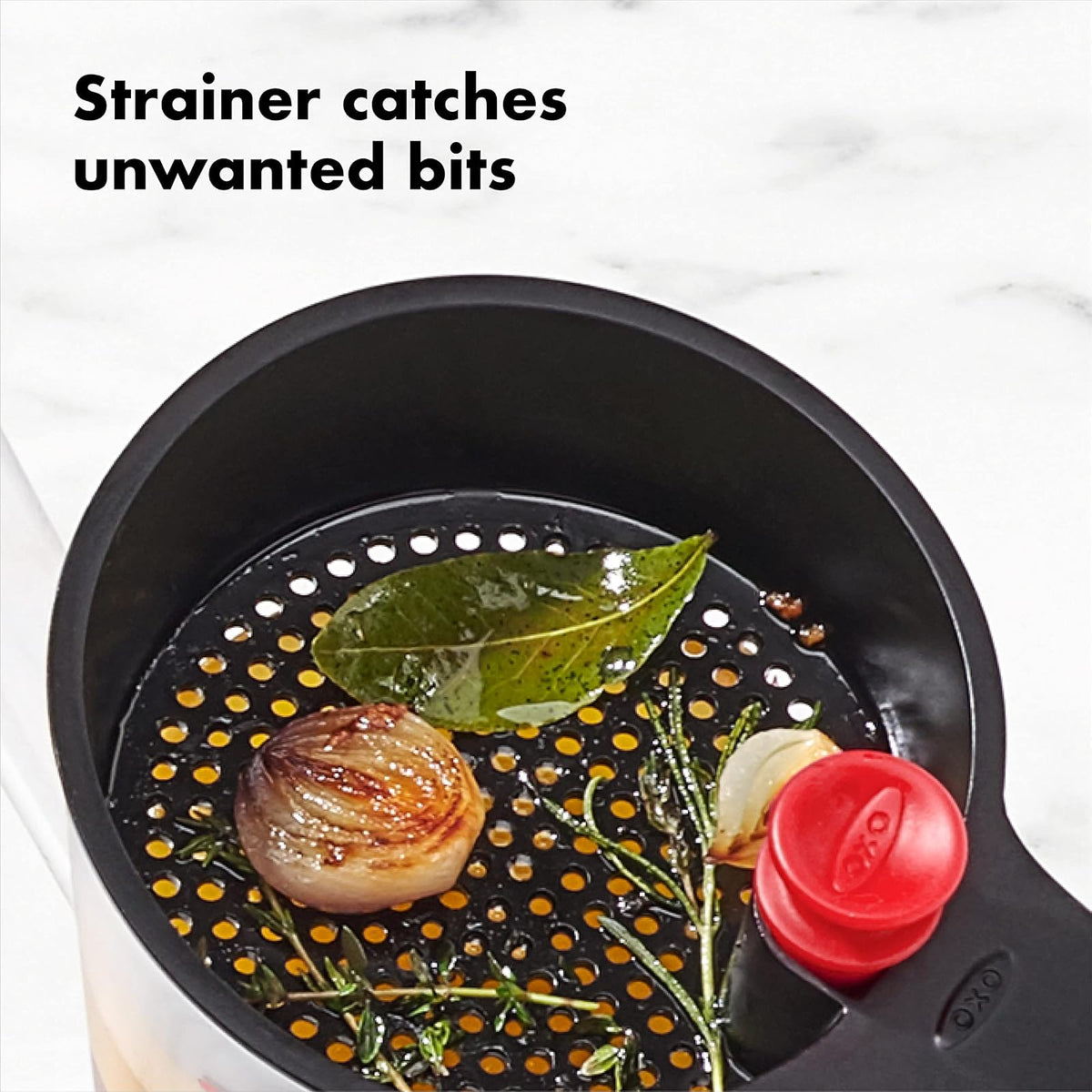 OXO Good Grips Separador de grasa de 2 tazas, plástico, talla única