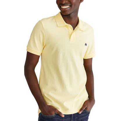 Aeropostale Polo de Piqué para Hombre - G - Pálida (Pale Banana)
