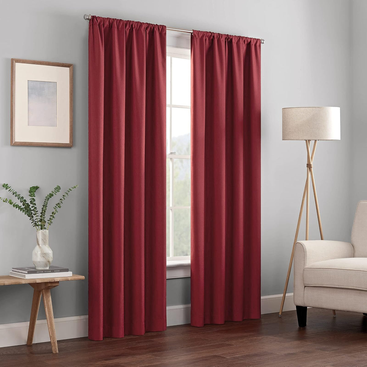 Eclipse Kendall Panel de Cortina Blackout Térmica - Rubí - 106.7An x 213.4Al cm (1 Paneles)