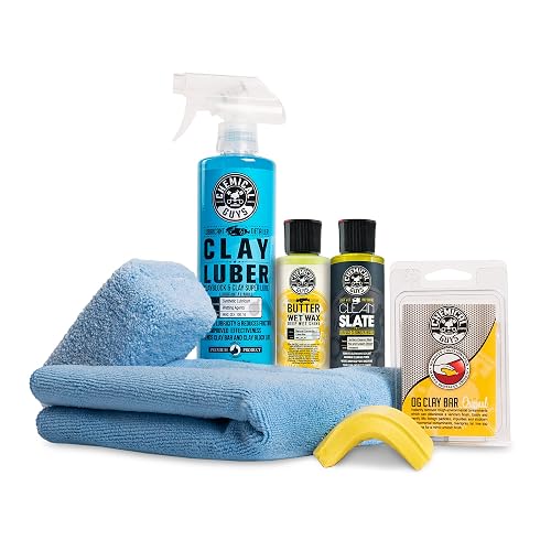 Chemical Guys Sistema Completo de Arcilla para Automóviles, Camiones, Todoterrenos y Motocicletas, Kit