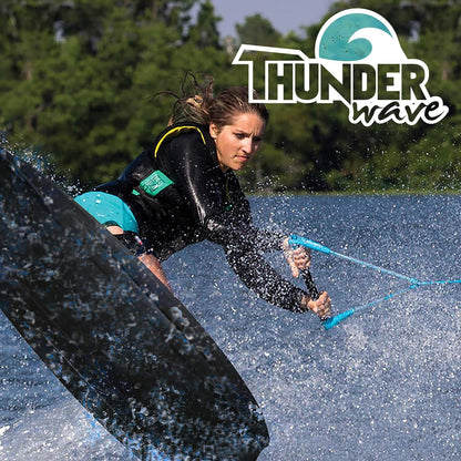 SereneLife - Rodillera Deportiva acuática con Gancho para niños y Adultos, Rodillera con Correa para navegar, Waterboard, arrodillarse, Surf de Rodilla