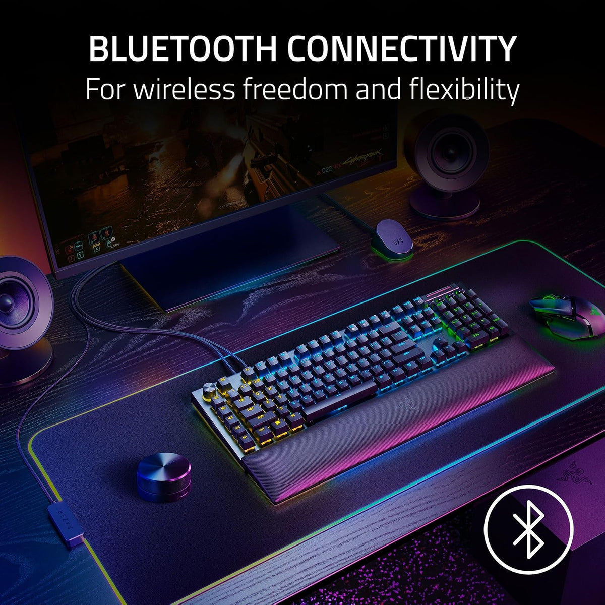 Razer Wireless Control Pod for Nommo V2 & Leviathan V2, USB & Bluetooth