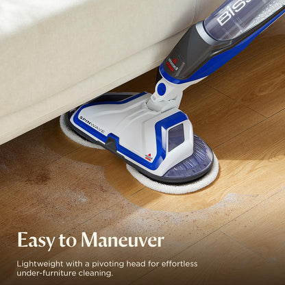 Bissell® SpinWave - Limpiador de trapeador con Cable para Piso Duro con Almohadillas para Orejas Lavables para Pisos Duros sellados, 20393