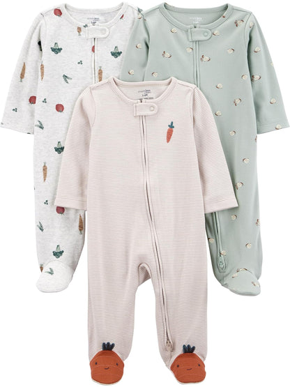 Simple Joys by Carter's 3-pack Sleep and Play Dormir y jugar Unisex bebé
