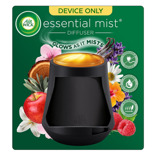Air Wick, Difusor de niebla esencial, difusor de aceites esenciales, ambientador, negro, el embalaje puede variar