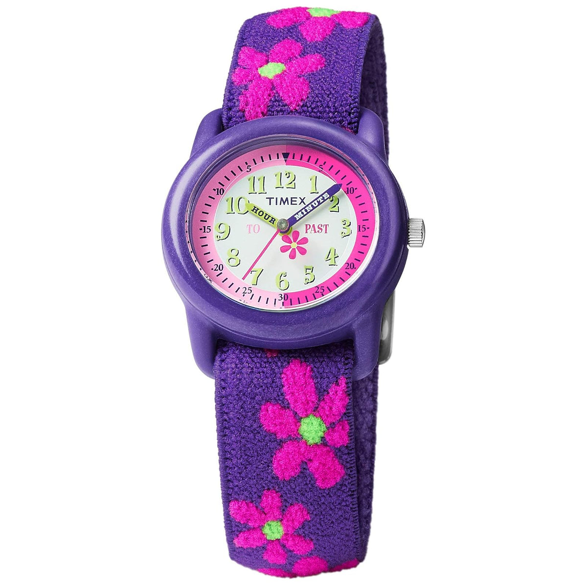 Timex Boys Time Machines Analog Elastic Fabric Strap Watch