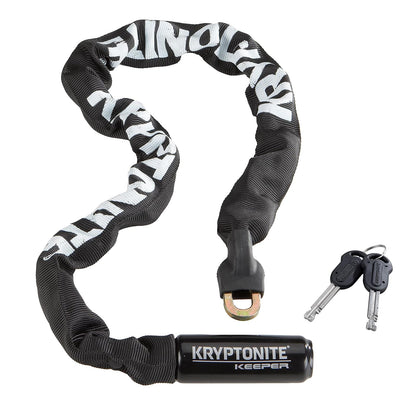 Kryptonite Candado de Cadena para Bicicleta con Cilindro de Disco - 33.5-Inch - Negro