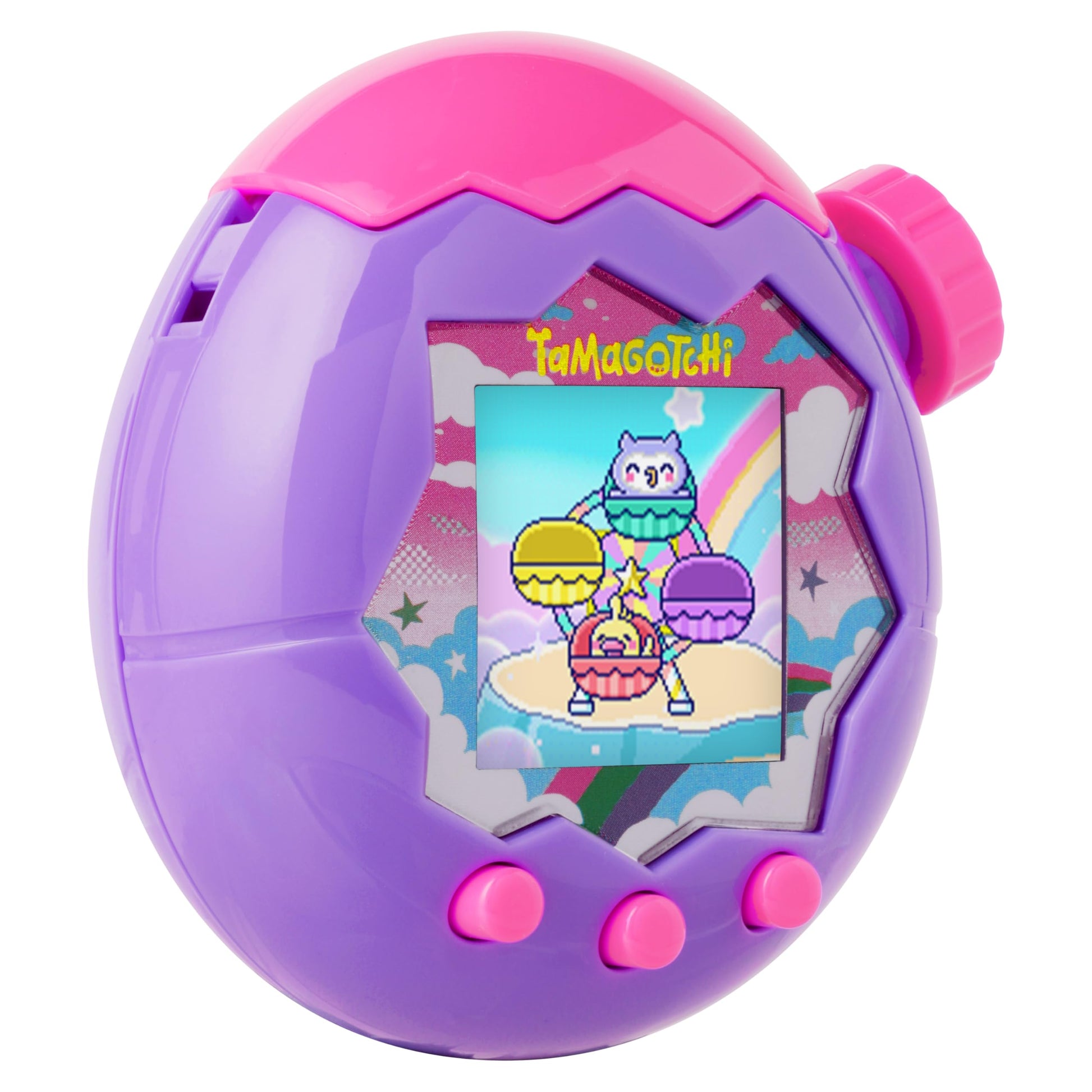 TAMAGOTCHI Paradise Cielo Mascota Electrónica Virtual a Color + 50,000 Personajes para Niños Juguete Interactivo Original