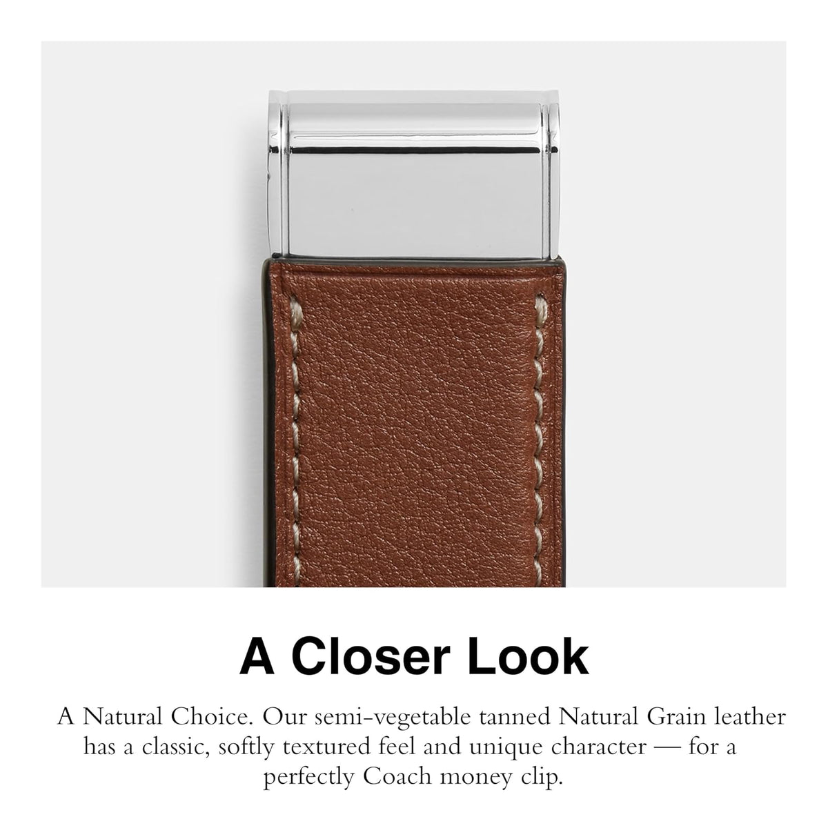 Coach - Clip para dinero para hombre