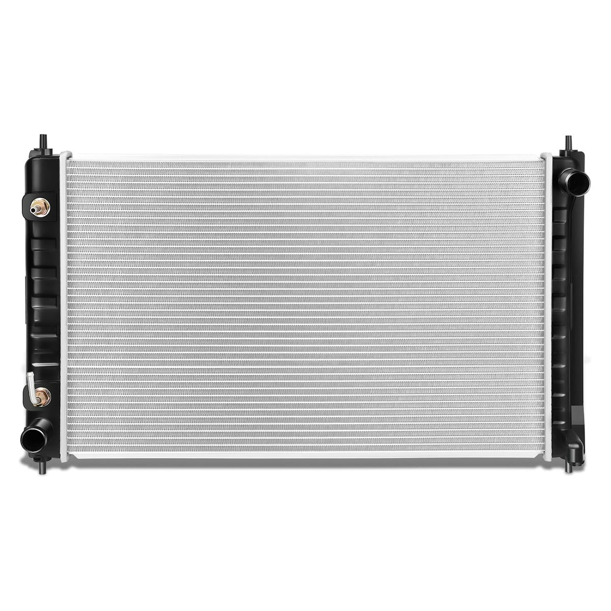 DNA Motoring OEM-RA-2988 Radiador de aluminio compatible con Altima AT 07-18, 26-3/8 pulgadas de ancho x 16-1/8 pulgadas de alto x 11/16 pulgadas de profundidad, entrada de 1-3/8 pulgadas / salida de 1-3/8 pulgadas