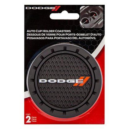 Plasticolor 000649R01 Dodge Logo Auto Automóvil Camión SUV Portavasos Portavasos Paquete de 2
