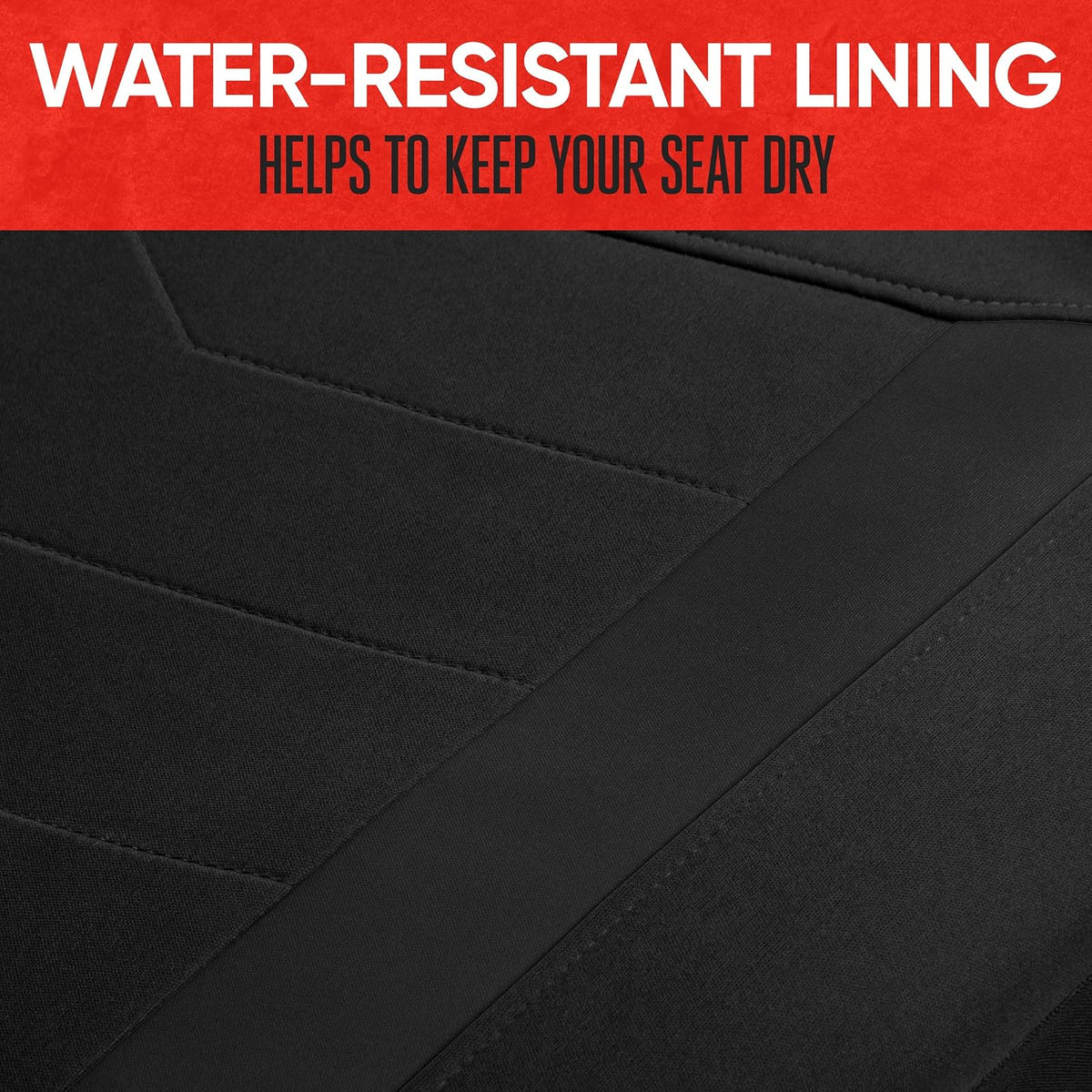 Motor Trend SpillGuard 2 Funda de Asiento Negro para Automóviles y Asiento para Camión – Forros para Asientos de Carro