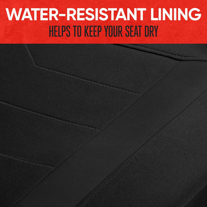 Motor Trend SpillGuard 2 Funda de Asiento Negro para Automóviles y Asiento para Camión – Forros para Asientos de Carro
