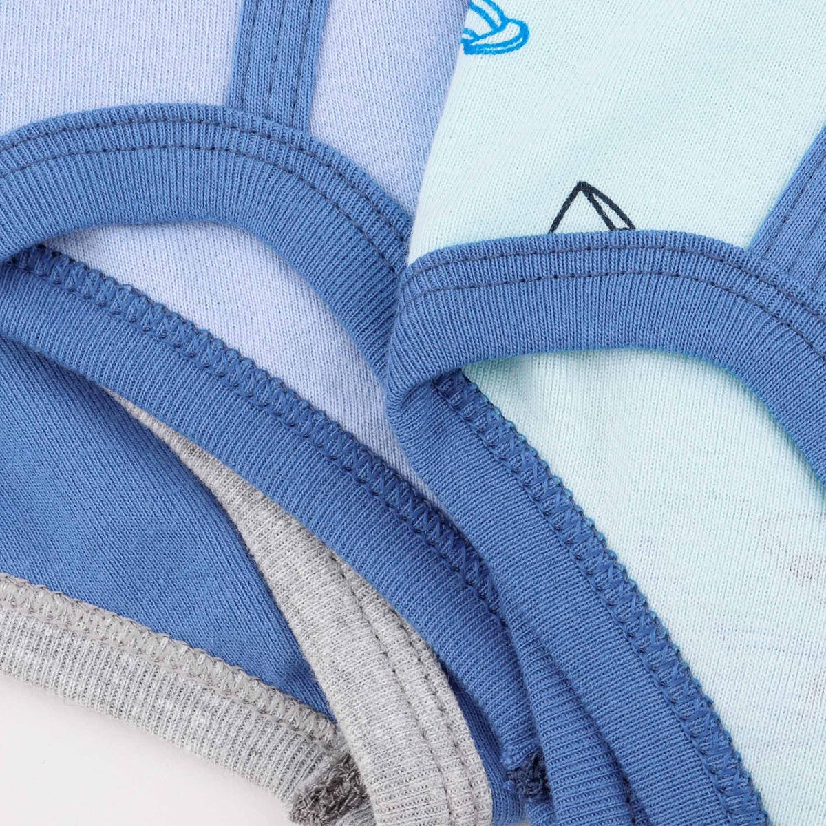 Baby Creysi Paquete de 3 Trusas de Algodón para Niño Calzón Interior en Tejido Cardigan Suave
