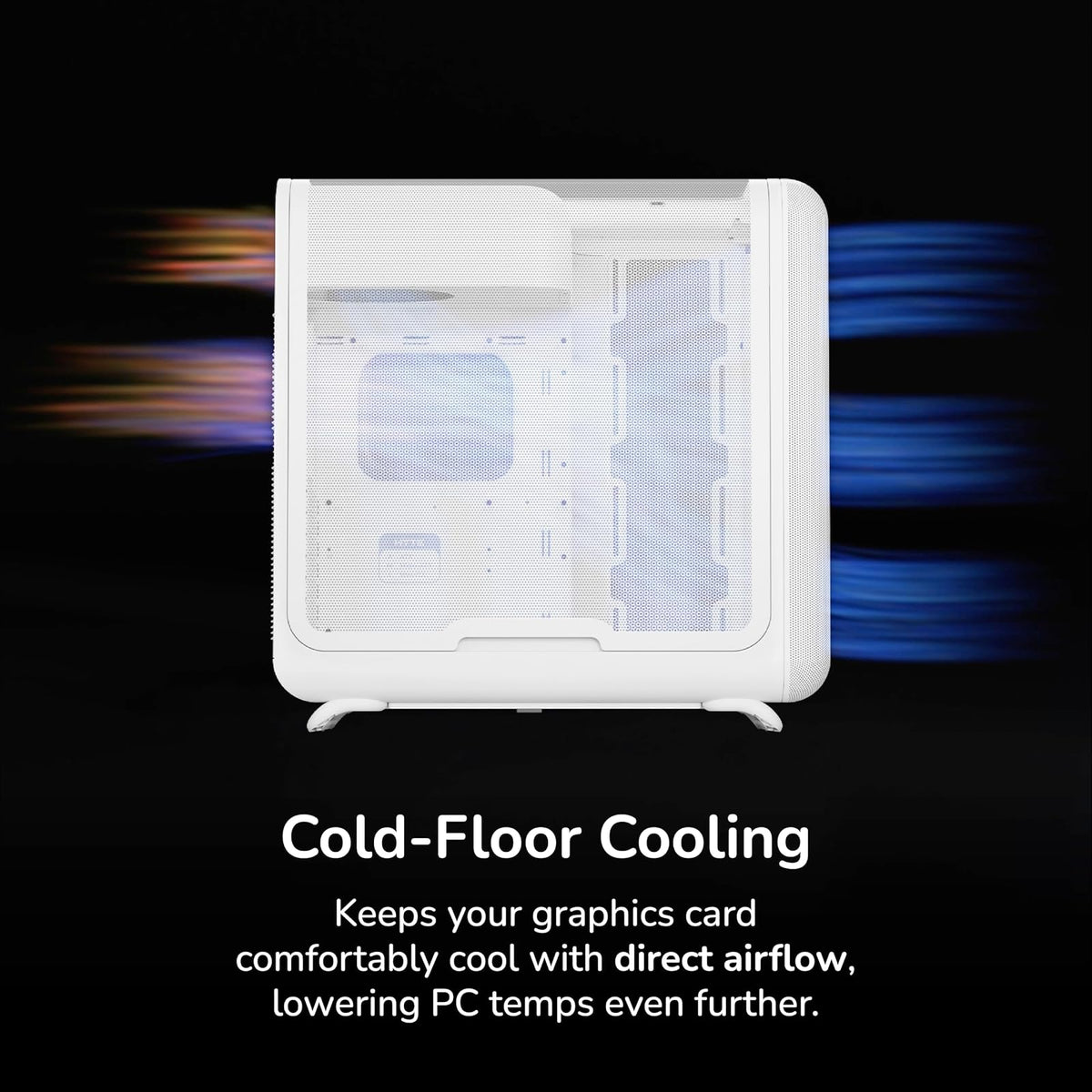 Hyte X50 Modern Performance ATX Mid-Tower - Funda para Juegos de PC, Color Blanco Nieve CS-HYTE-X50G-WW