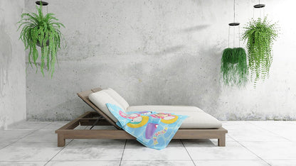 Franco Squishmallows Toalla de baño, Piscina y Playa, de algodón súper Suave, 58 x 28 Pulgadas