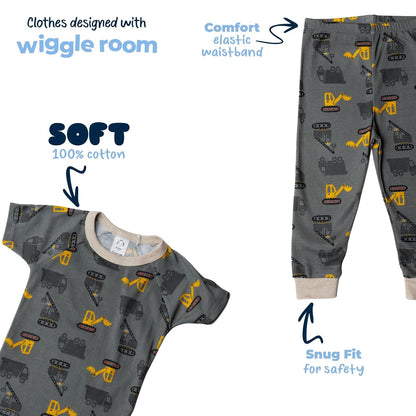 Gerber Conjunto de Pijama de 4 Piezas para bebé