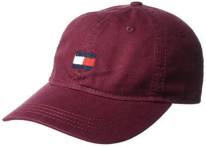 Tommy Hilfiger Ardin Dad - Gorro para Hombre - Talla Única - Zinfandel