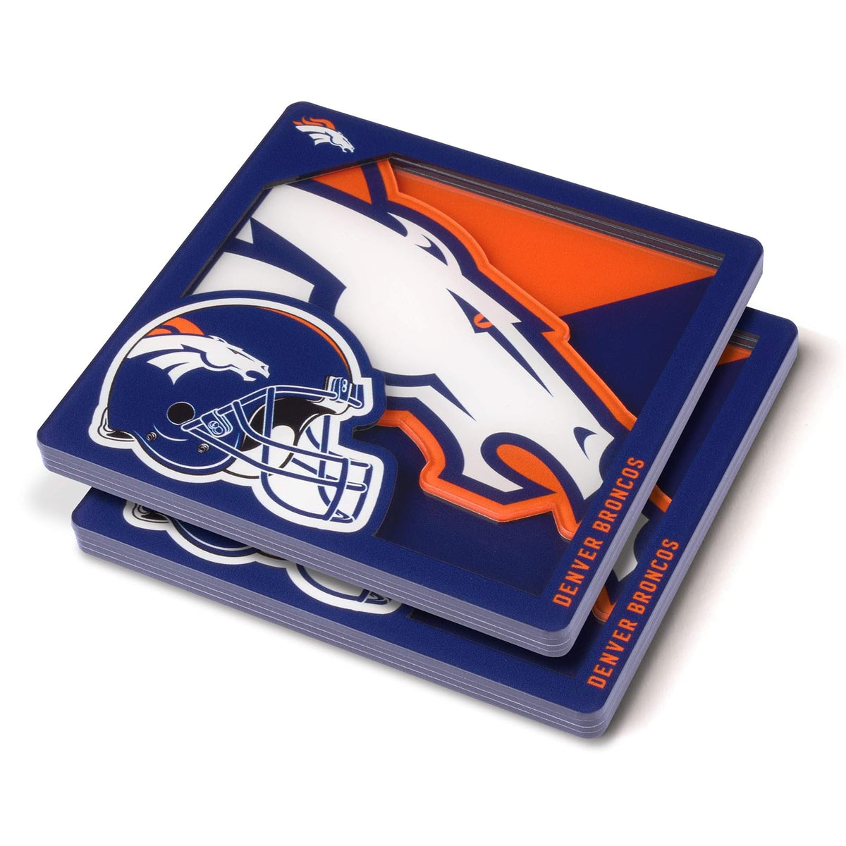 YouTheFan Posavasos de la Serie con Logotipo 3D de la NFL