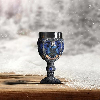 Enesco 6005060 Wizarding World of Harry Potter Ravenclaw - Figura decorativa de cáliz (19 cm), multicolor