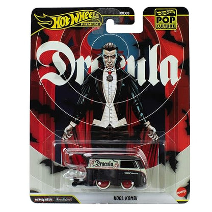 Hot Wheels Premium, Cultura Pop Vehículo De Colección Volkswagen Kool Kombi, Auto A Escala 1:64, Diseño Temático, Chasis Metal, para Niños De 3 Años En Adelante