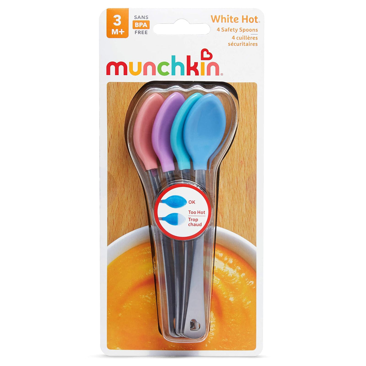 Munchkin Cucharas, 4 piezas, multicolor