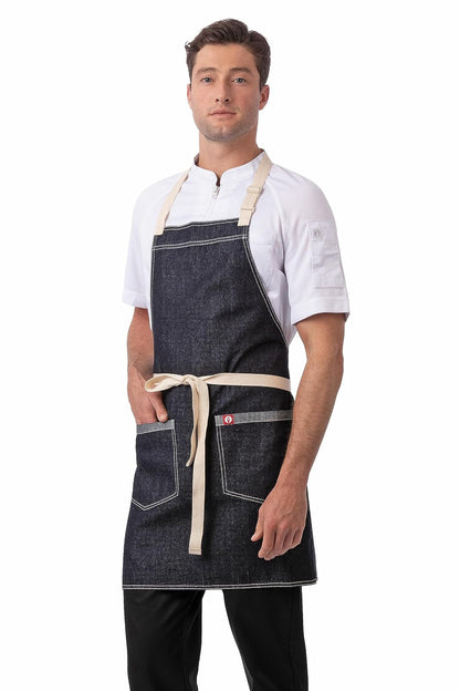 Chef Works Delantal de mezclilla Ridgewood DelantalUnisex adulto