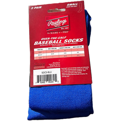Rawlings - Calcetines atléticos | Béisbol/Softball | 2 pares | Varios tamaños/colores