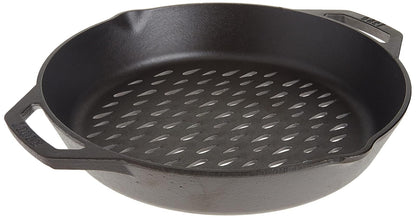 Lodge - Cesta para parrilla de hierro fundido de 12 pulgadas