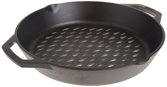Lodge - Cesta para parrilla de hierro fundido de 12 pulgadas