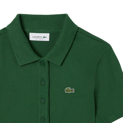 Lacoste L.12.D - Polo de algodón Acanalado para Mujer