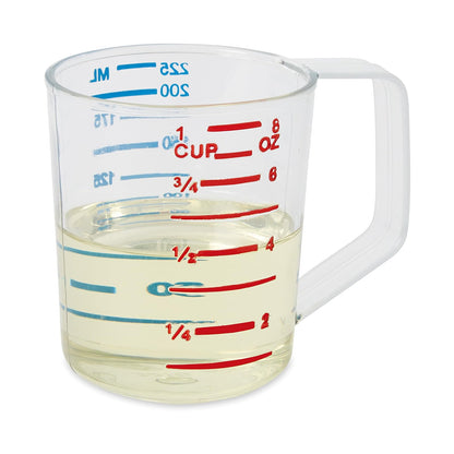 Rubbermaid Commercial 3210CLE - Taza medidora para gorilas, 8 onzas, transparente