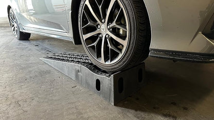 MaxxHaul 50709 Juego de Rampas Desmontables para Automóvil, 2 Piezas, Capacidad Máxima de 3 LB por Rampa
