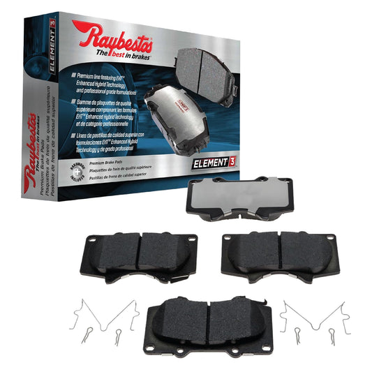 Raybestos Premium Raybestos Element3 EHT™ Juego de pastillas de freno | Sustituye a 32006166 32006167 26296AE160 26296FE020 26296FE080 26296FE081 26296FG010 26296SA000 26296SA020 BP929292987-1702