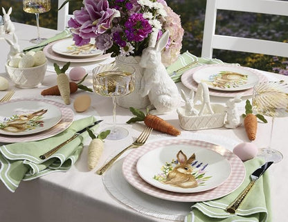 Lenox 897159 Wicker Creek - Jarrón de Conejito de Pascua, decoración del hogar