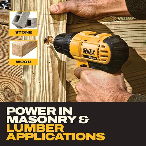 DEWALT Kit Taladro Atornillador y Llave de Impacto 20V, Bolsa, DCK240C2 | Taladro Atornillador y Llave de Impacto, 20V Máx, 2 Baterías, Cargador, Bolsa para Herramientas