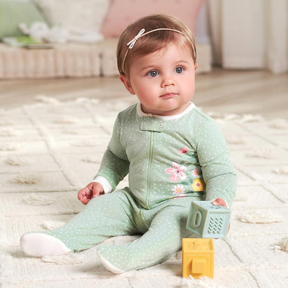 Gerber 4 Pack Sleep 'N Play Footie Dormidores para bebés y niños pequeños bebés niñas